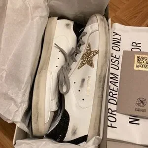 【Golden 】Superstar leather gold star(25.5-28.5cm) Golden star shoes
